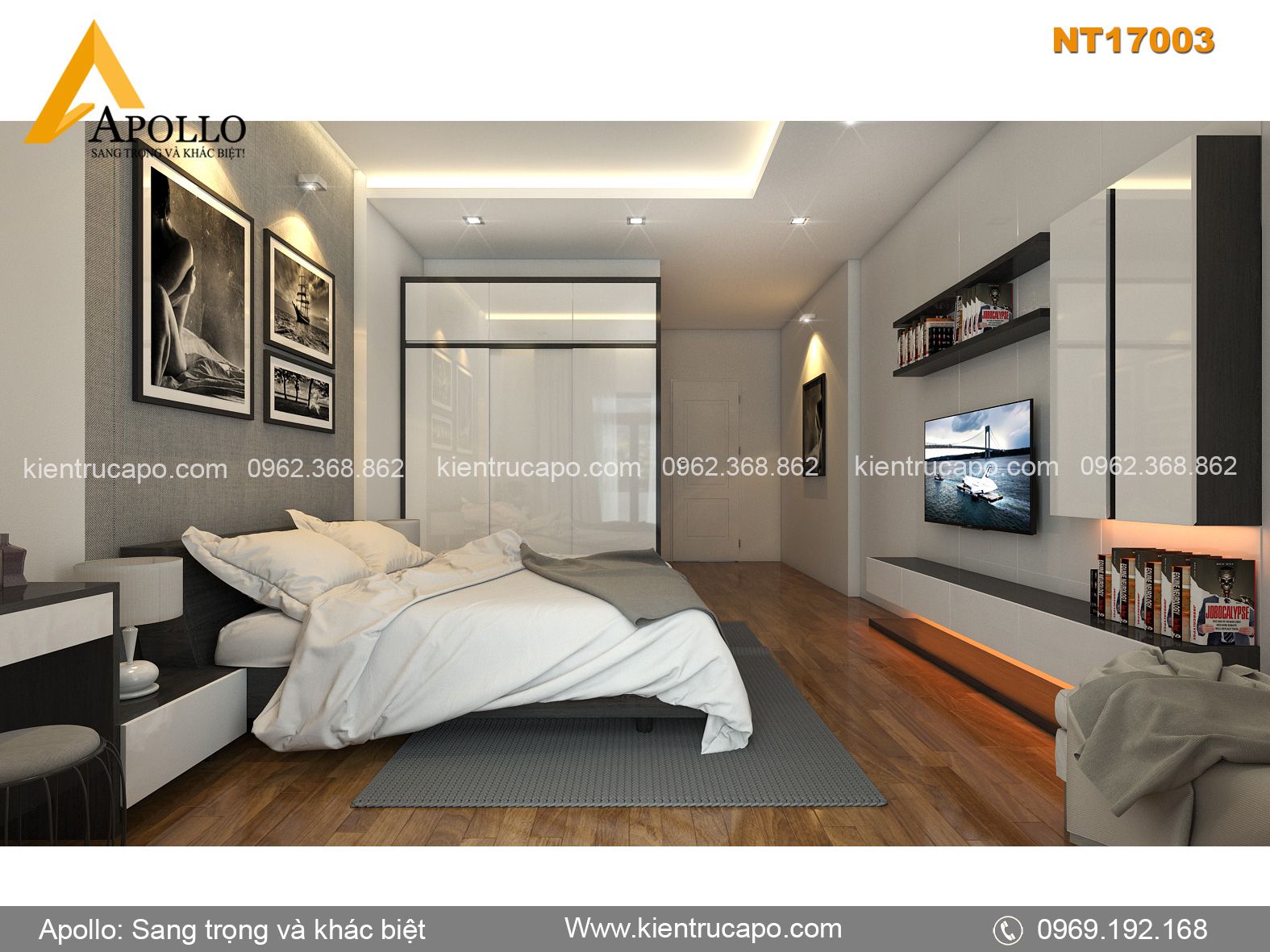 Mẫu nội thất hiện đại cho gia đình (NT17003)